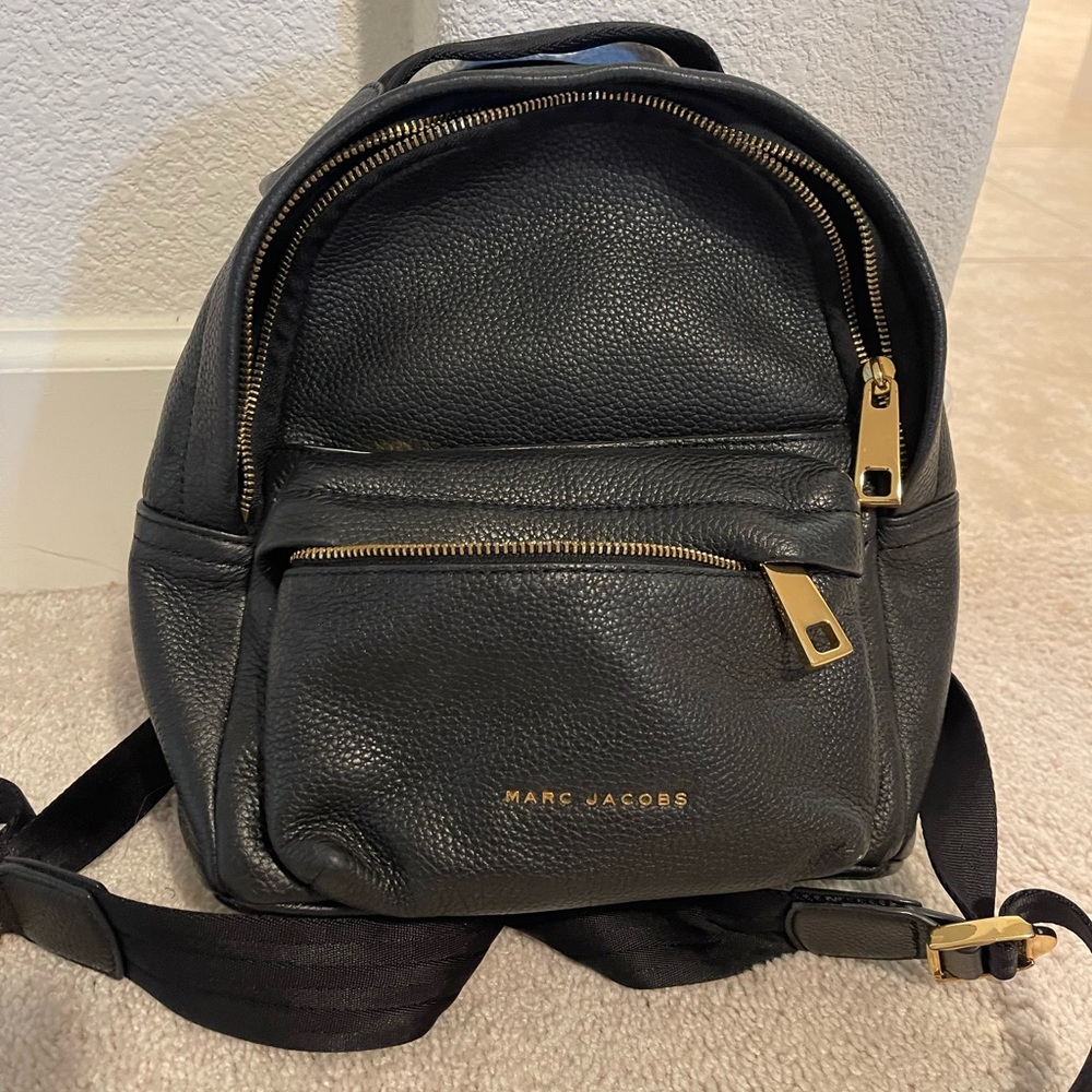 Marc Jacob’s black mini backpack
